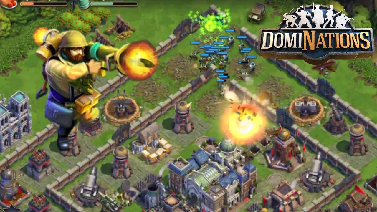 DomiNations all Bazooka raiding - solid Army for 5 Star Victory but too oil expensive | 2016.06.01