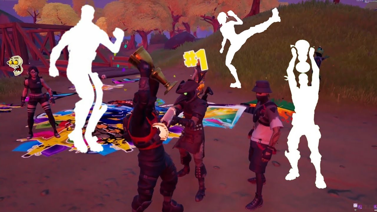Flexing Pick It Up, Kiss The Cup and Widow&rsquo;s Pirouette in Party Royale