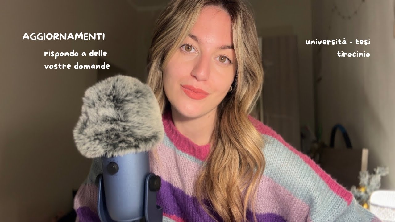 COSA STA SUCCEDENDO NELLA MIA VITA?? 🥰 life update (asmr ita)