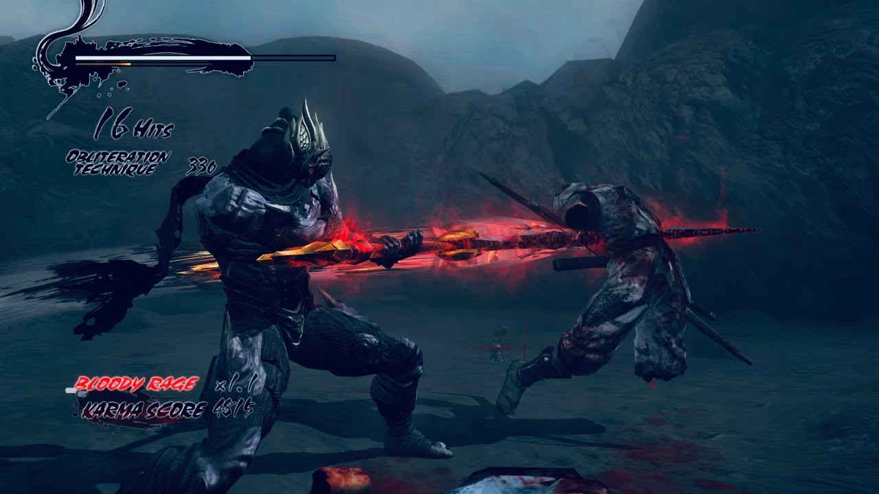 NINJA GAIDEN 3: Razor's Edge - Eclipse Scythe Gameplay (Master Ninja)