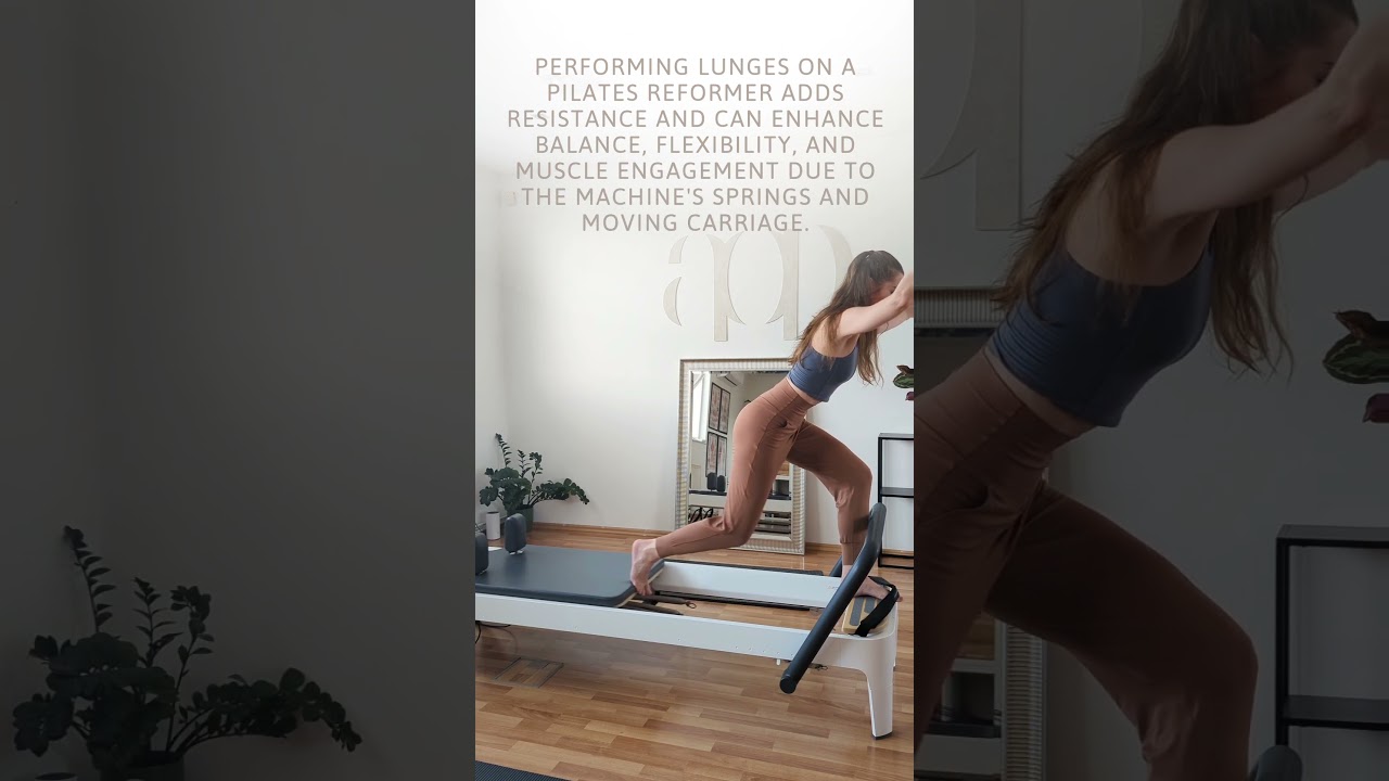 #lunges on #reformer! #pilateslovers