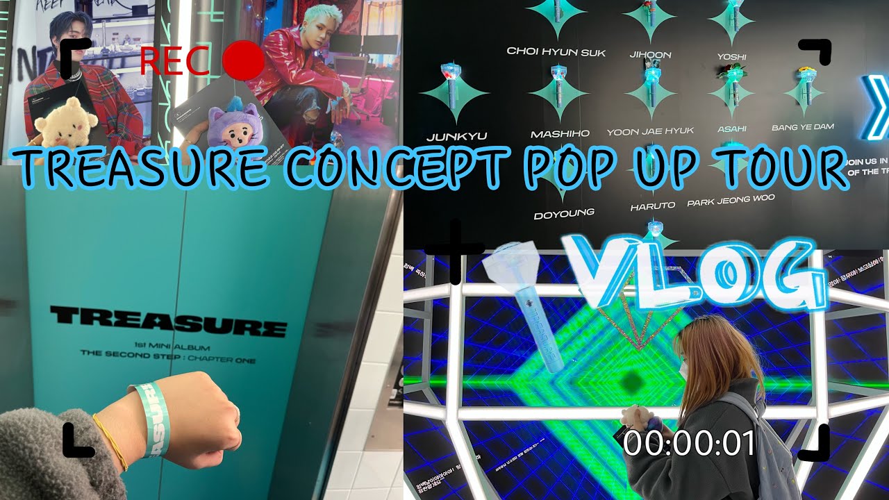 DO TREASURE CONCEPT POP UP TOUR 220219 💜 #트메로그 [ Eng Sub ]