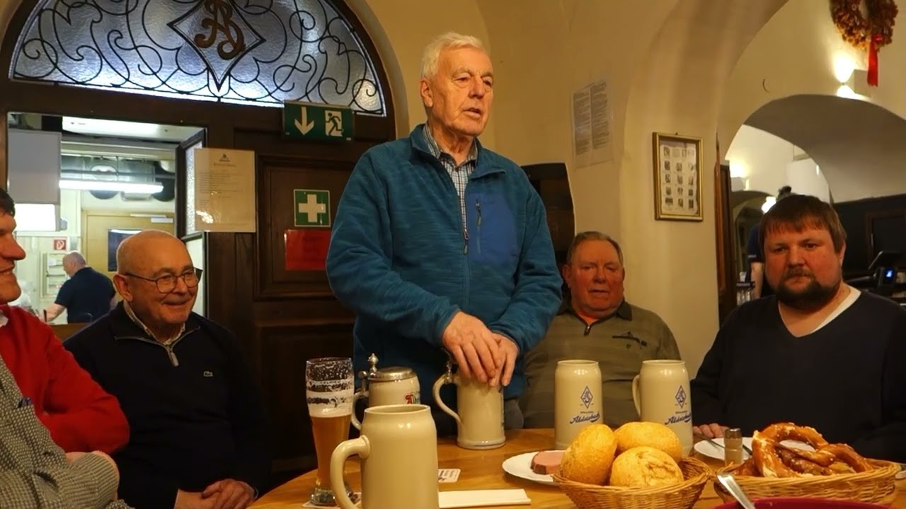 Brauerei Aldersbach. Maibockzwickeln 2025.