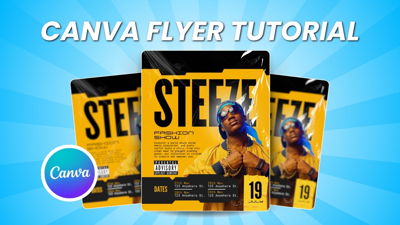 Создайте выдающийся дизайн флаера для мероприятия в Canva