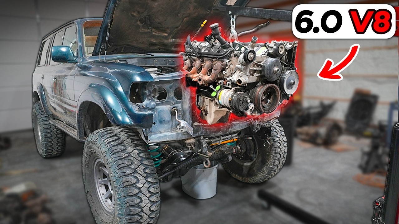 LS Swap Toyota Land Cruiser Build! Will The 6.0L V8 Fit? (Part 2)