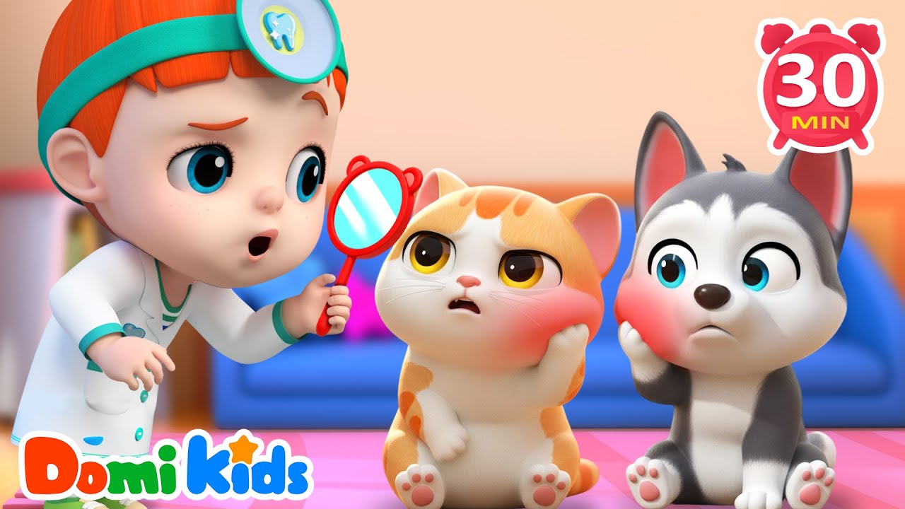 Dentist Domi to the Rescue! | Dentist Song | Funny Kids Songs & Nursery Rhymes | Domi Kids