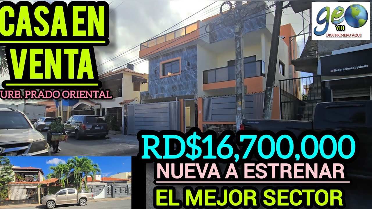 Casa en venta Autopista san Isidro prado oriental el mejor sector santo domingo república Dominicana