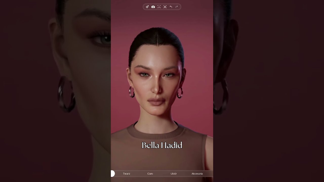 Celebrities at InZoi #sims4 #billeelish  #kyliejenner #kyliejennermakeup #justinbieber #bellahadid