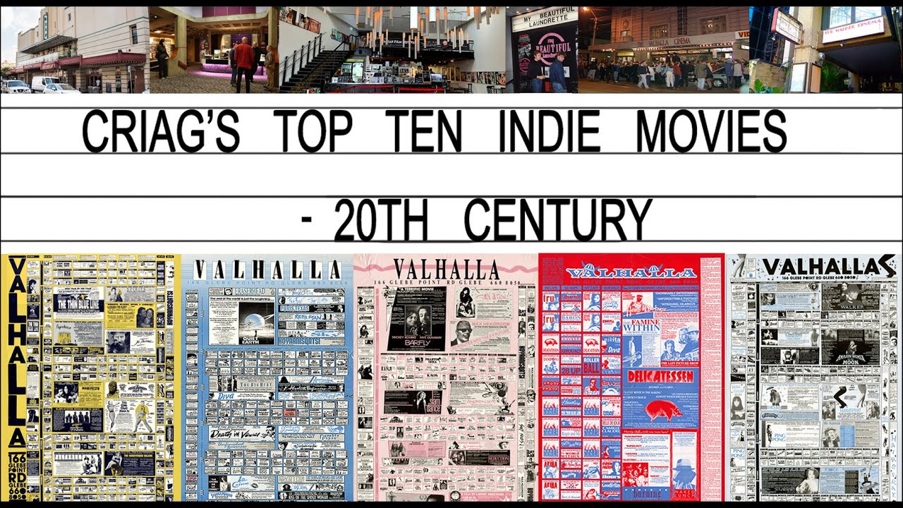 Criag's Top Ten Independent Movies - 20th Century