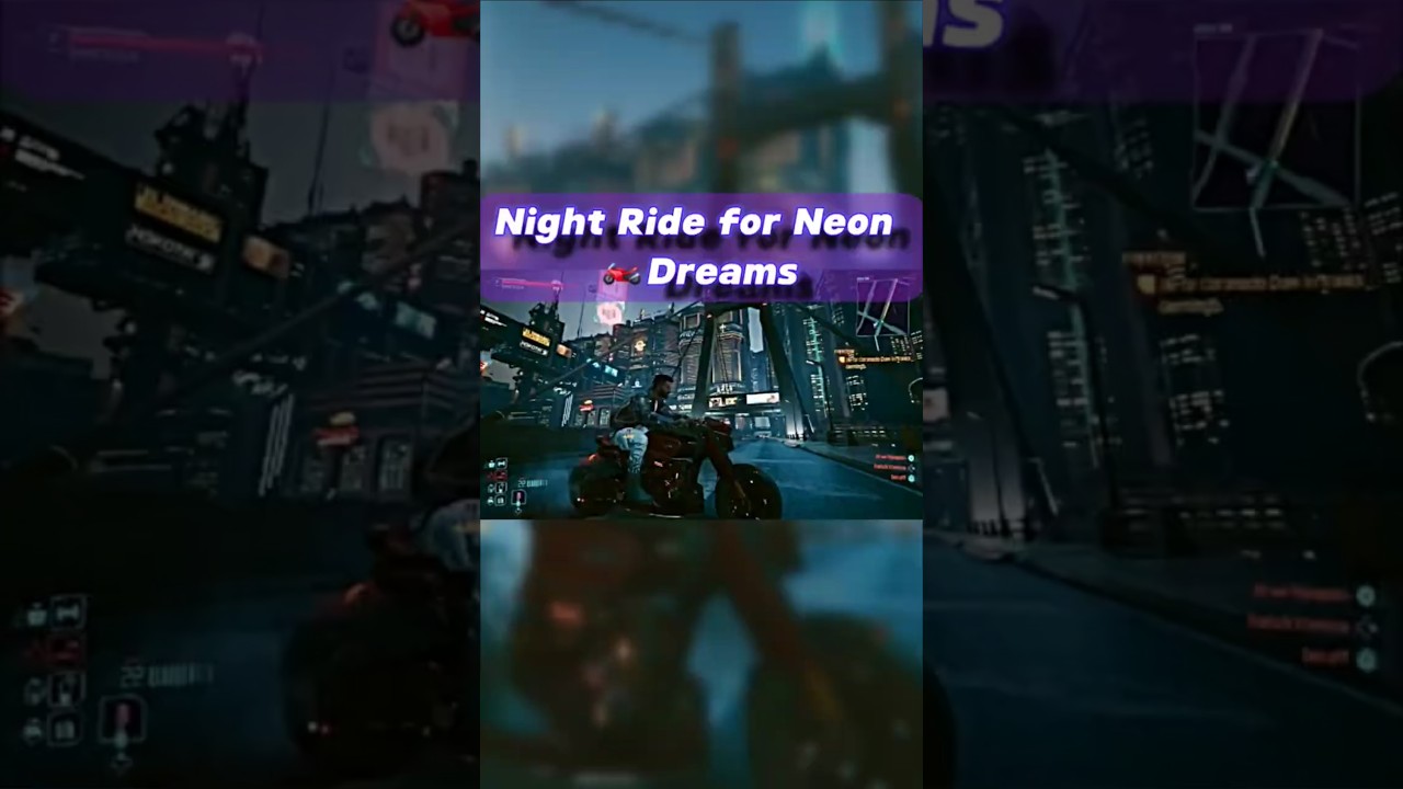 Cyberpunk vibes _ Night Rider for Neon Dreams. #lofigaming #nightcity #cyberpunk2077 #cyberpunkcity