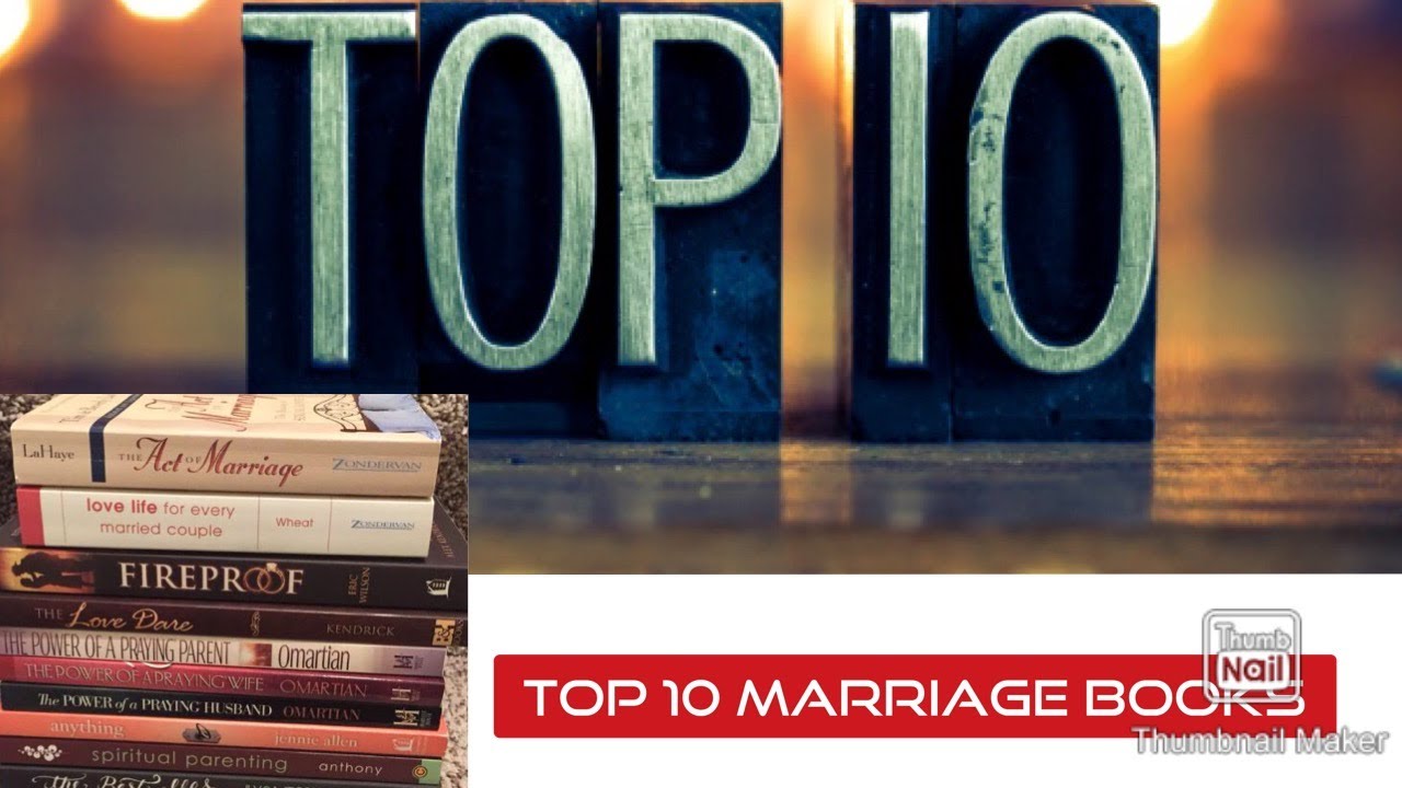Vlog 3.17:  Best Marriage Counseling Books | Top 10 Lists