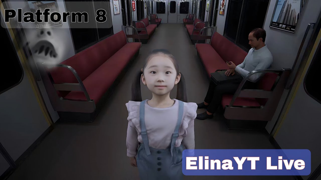 PLATTFORM 8 HORROR GAME WITH @ELINA YT LIVE#hHORROR GAME#PLATFORM 8#ELINAYT LIVE
