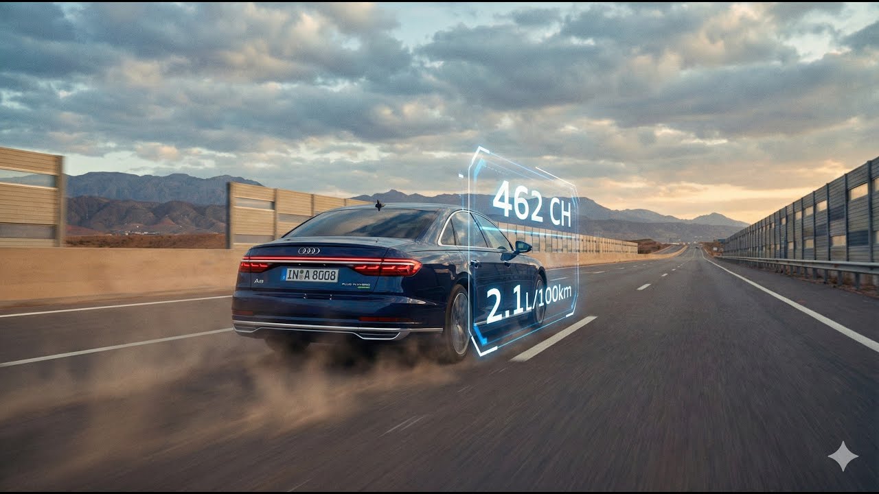 La NOUVELLE Audi A8 PHEV va TOUT CHANGER au Maroc ! 🤯 (462 Ch & 2.1L/100km)