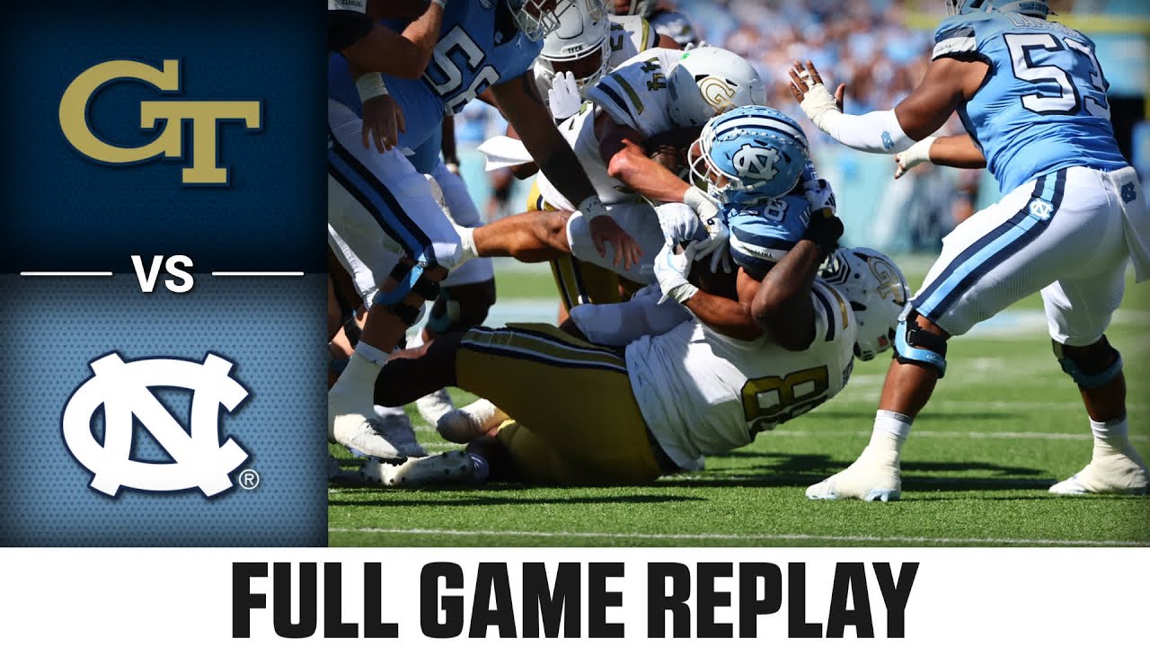 Georgia Tech vs. North Carolina Full Game Replay | 2024 ACC Football