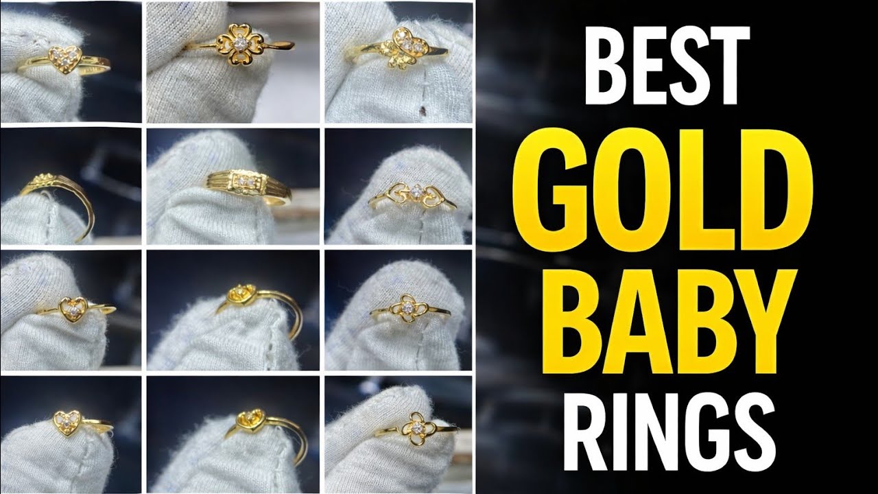 Beautiful Gold Baby Rings Design | New Baby Ring Collection 2026 Baby Gold Ring Latest Designs