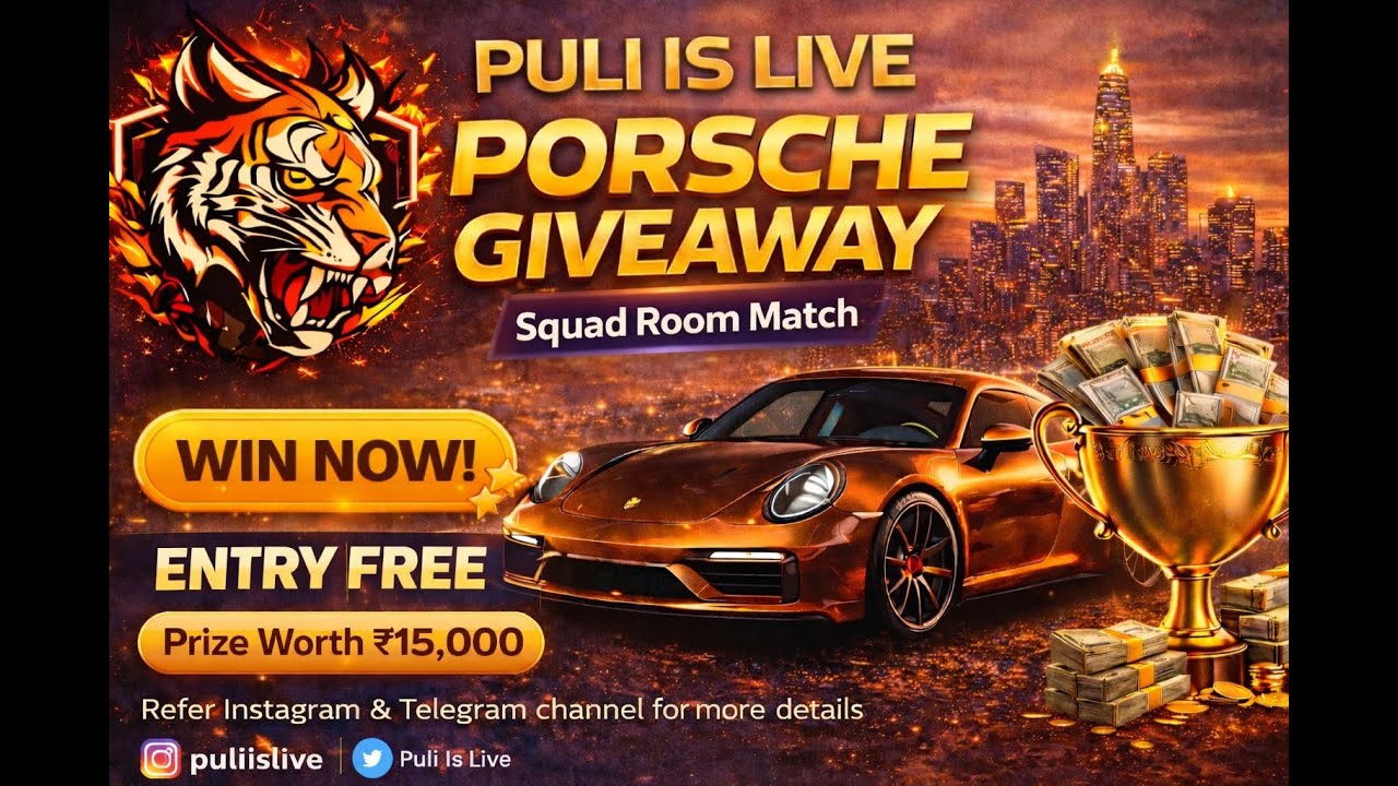 PULI IS LIVE 🔴 PORSCHE GIVEAWAY |  feb 20 21 21 🎉