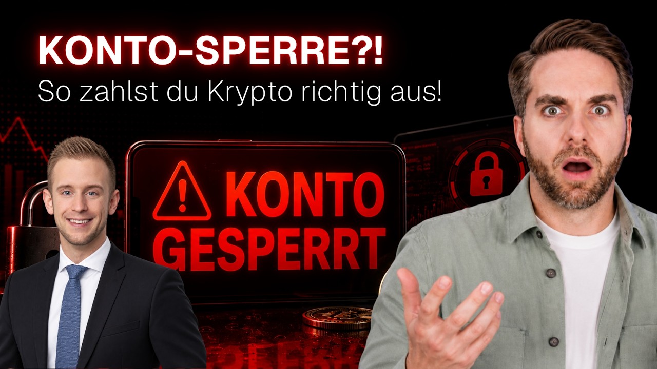 ACHTUNG Kontosperrung! - So zahlst du Krypto-Gewinne richtig aus!