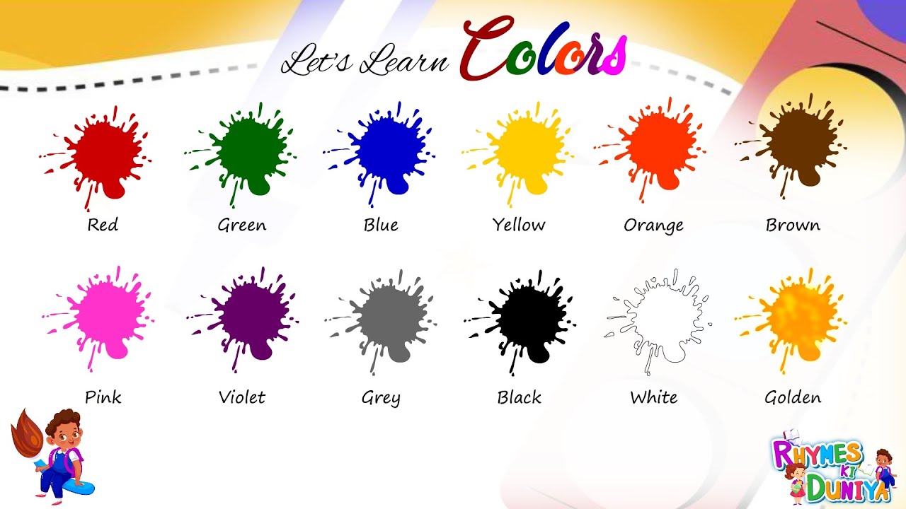 Color Names for Kids – Interactive Learning with Fun Animations! Best Educational Video for Kids