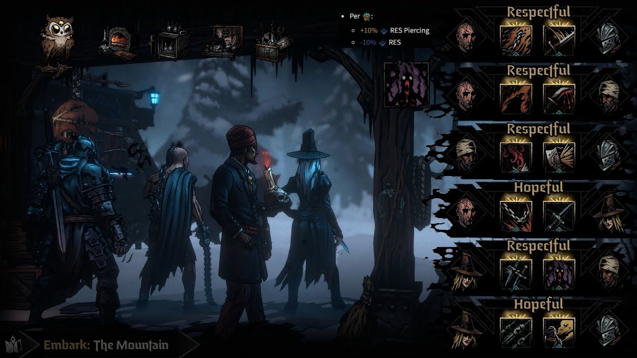 Darkest Dungeon 2 Ritualist and Owlet is good