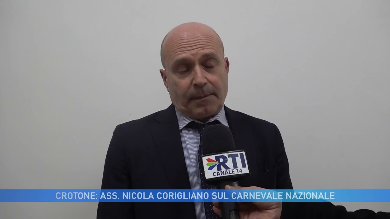 CROTONE: ASS. NICOLA CORIGLIANO SUL CARNEVALE NAZIONALE
