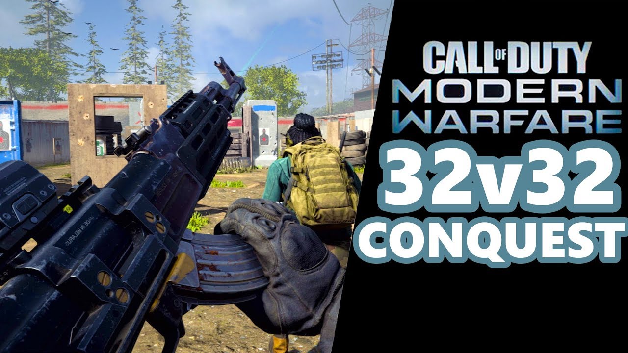 MODERN WARFARE 32v32 GROUND WAR (CONQUEST) MULTIPLAYER CALL OF DUTY
