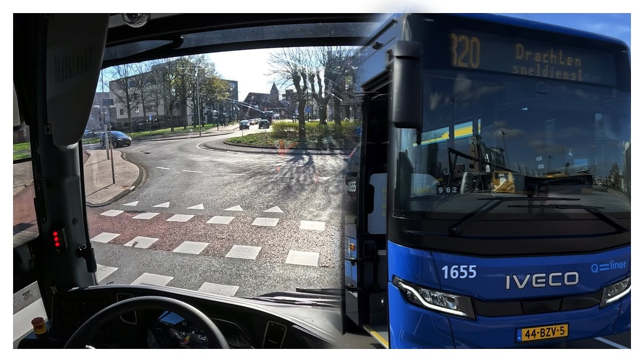 Qbuzz FRL Lijn 320 - Leeuwarden Bstn - Drachten Sneldienst Van Knobelsdorffplein
