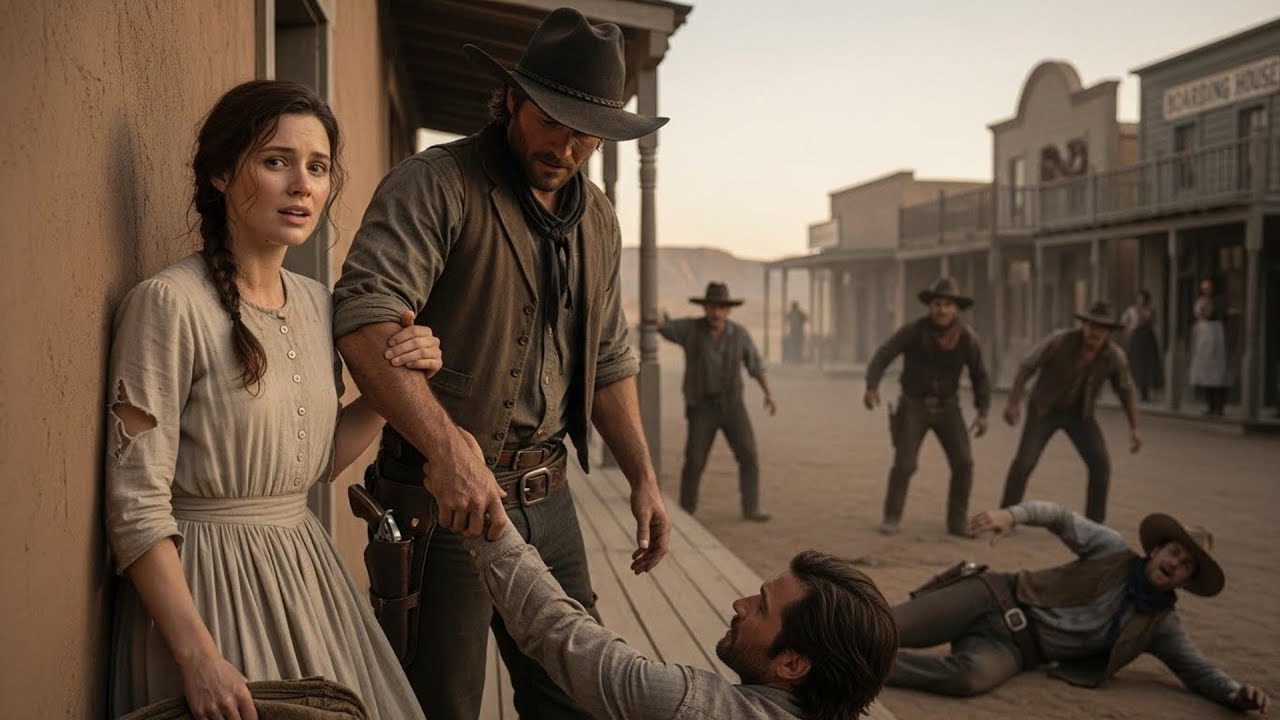 Six Men Tried To Drag Her Away, A Cowboy Shot The Leader And The Others Scattered Like Cowards