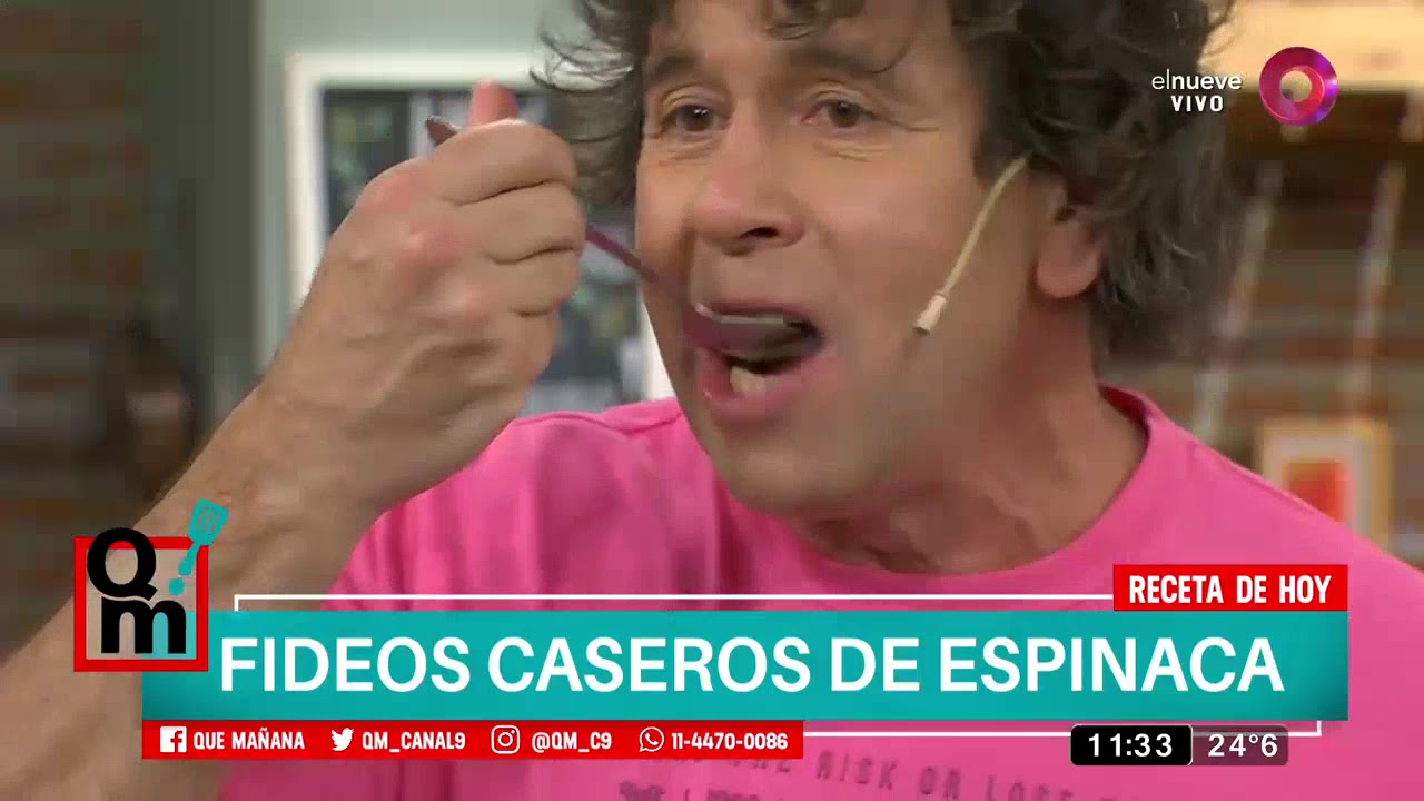 Receta de hoy: Fideos de espinaca a la parisienne