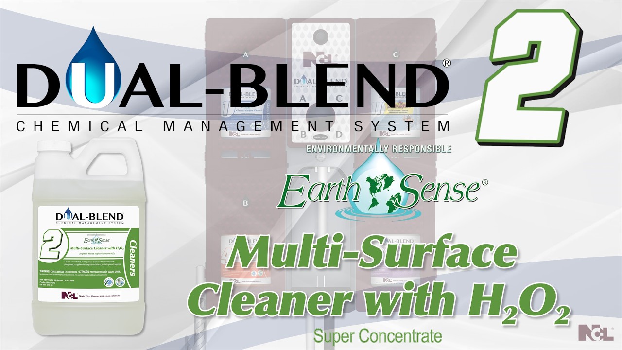 DUAL-BLEND® #2 Earth Sense® Multi-Surface Cleaner with H2O2 Super Concentrate