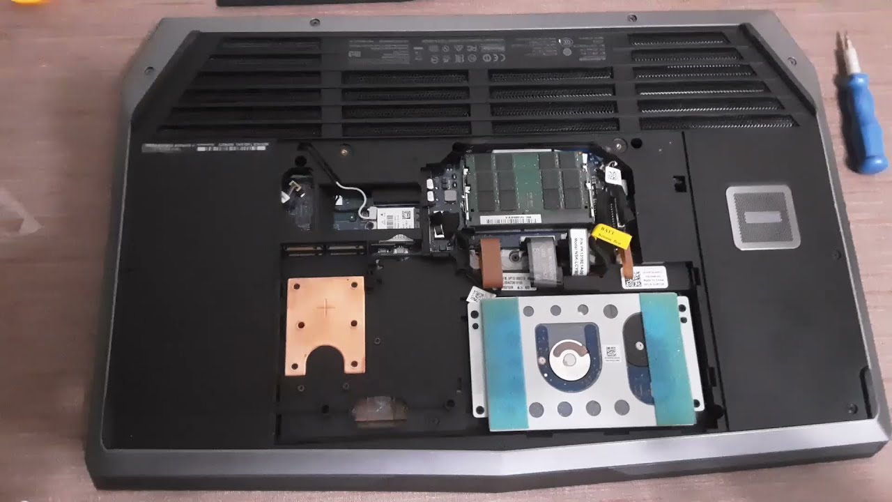 Alienware 17 R3 1TB HDD upgrade to 2TB SSD using Acronix true image 2021