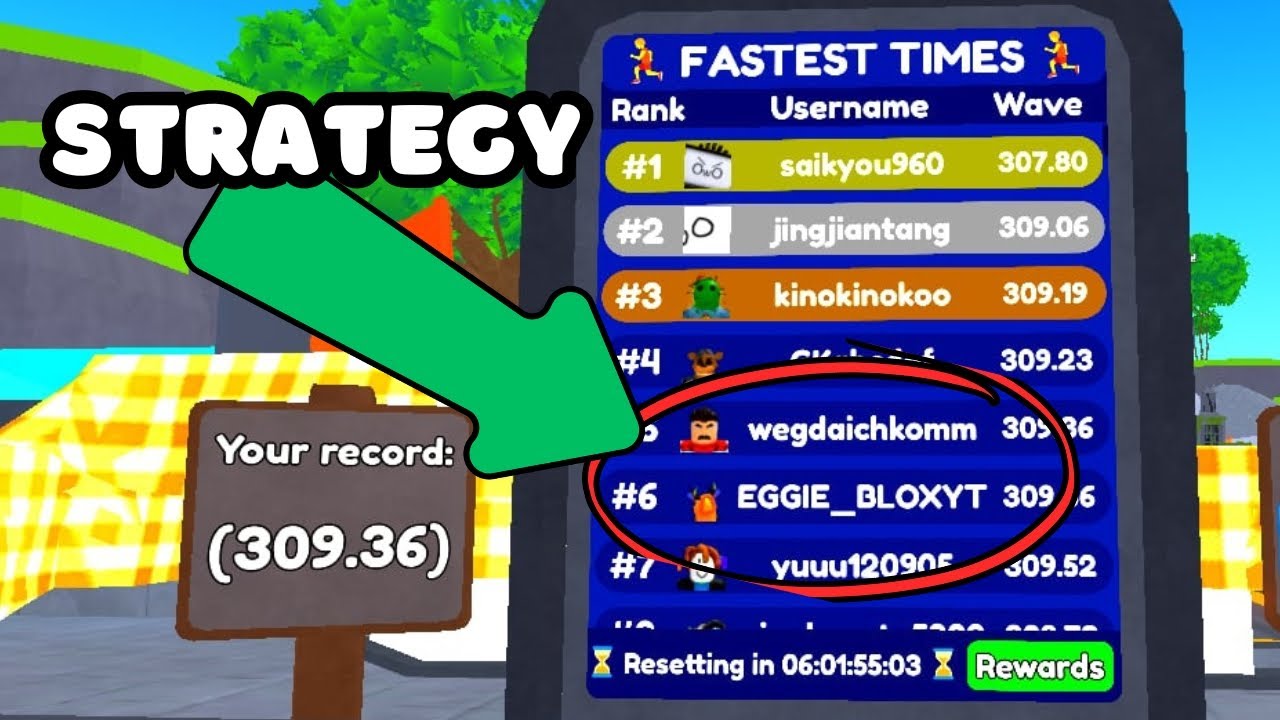 TOP 6 SPEED RUN MODE TUTORIAL  LEADERBOARD WEEK 4 !!! TOILET TOWER DEFENSE