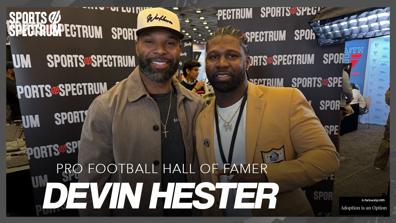 Devin Hester  - Pro Football HOF'er joins teammate Matt Forte on Super Bowl LX Media Row
