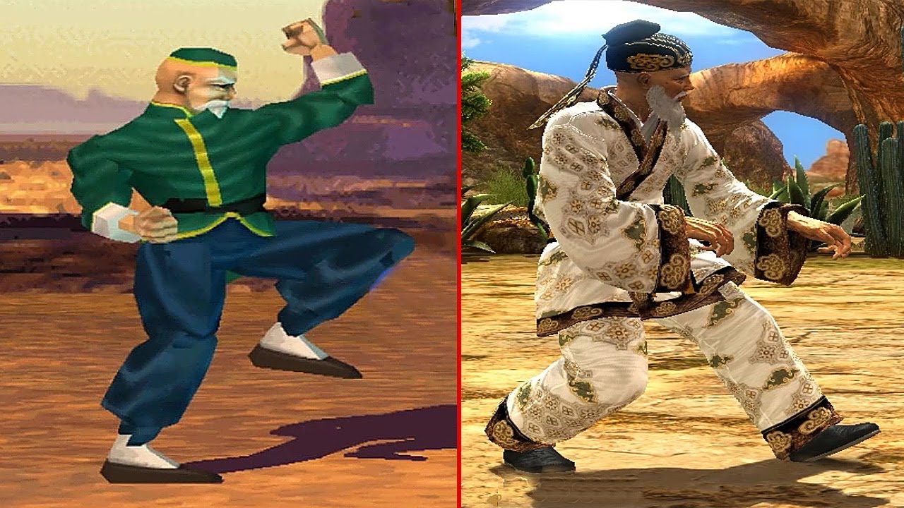 Tekken -  Wang Jinrei 10 Hit Combo Evolution Gameplay (1080p 60FPS) 2022