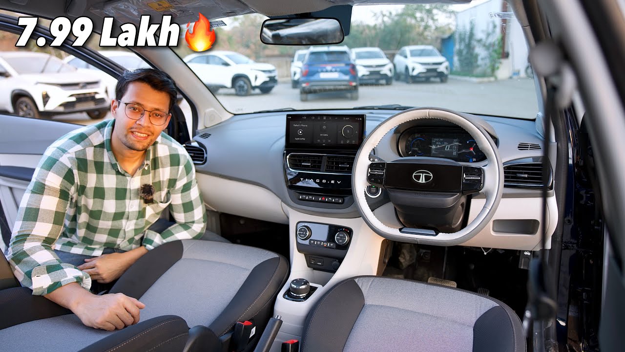 Range Rover Wali Luxury🔥 2025 Tata Tiago EV XZ Plus Tech Lux LR Review