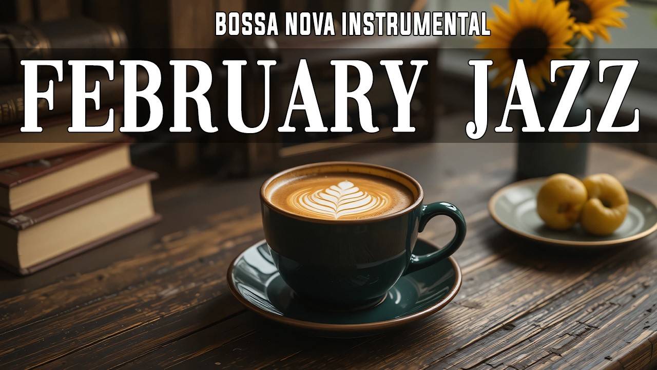 February Jazz - Relaxing Bossa Nova Instrumental for Cozy Coffee Moments and Gentle Focus