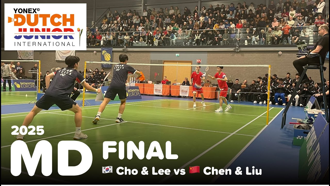 Final, MD-U19, 🇰🇷 Cho & Lee vs 🇨🇳 Chen & Liu, Yonex Dutch Junior International 2025