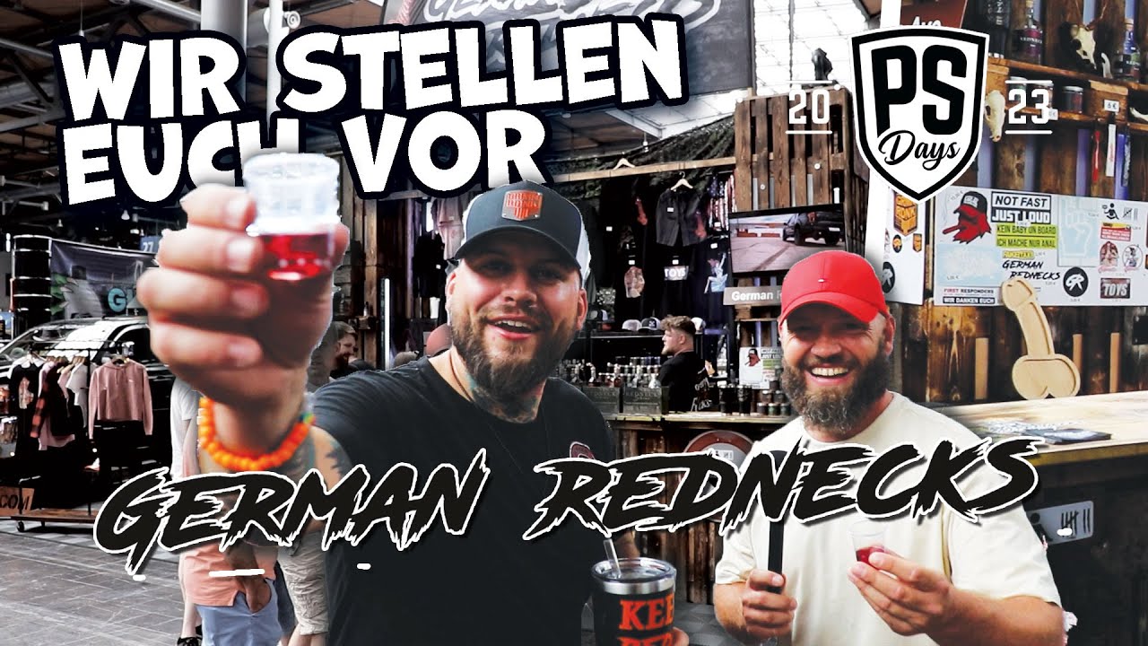 Mit Alkohol und den @germanrednecks8064 auf den @PSDays  in Hannover unterwegs! Wir stellen euch vor