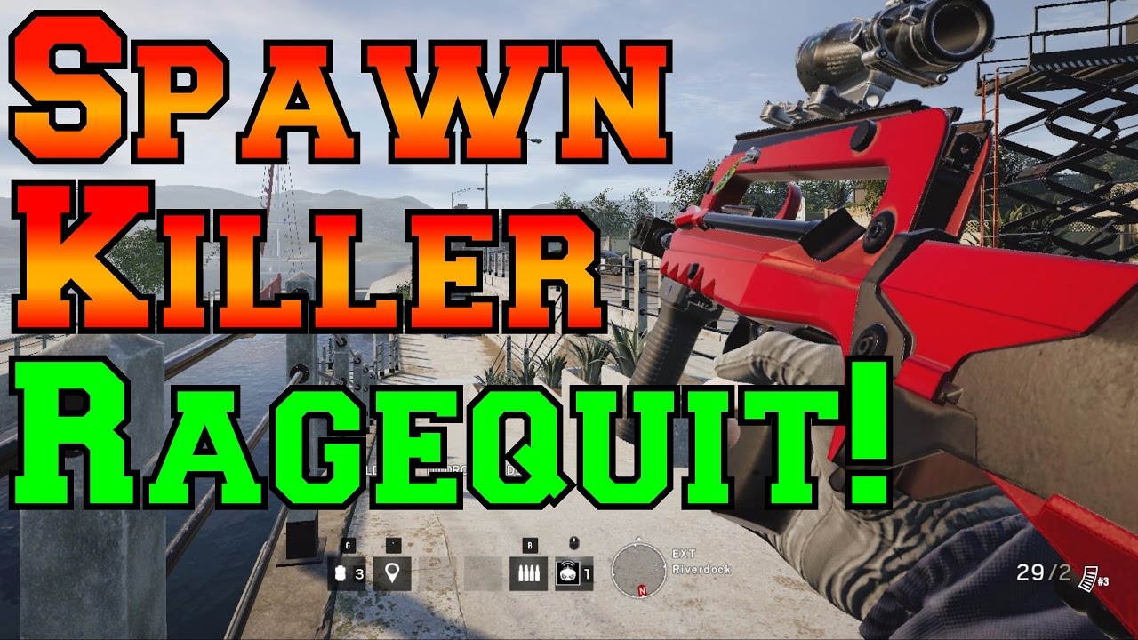 Spawn Killer Ragequits! - Rainbow Six Siege