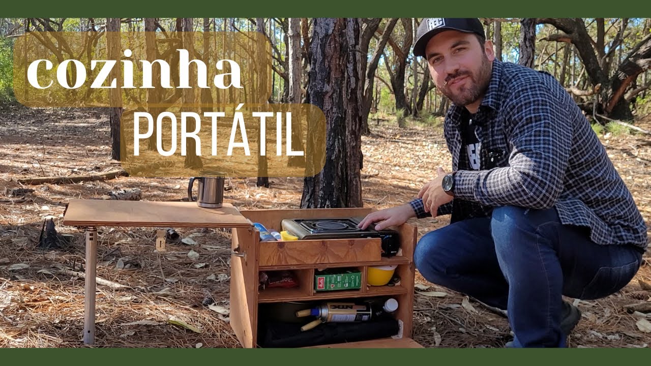 Cozinha de camping portátil