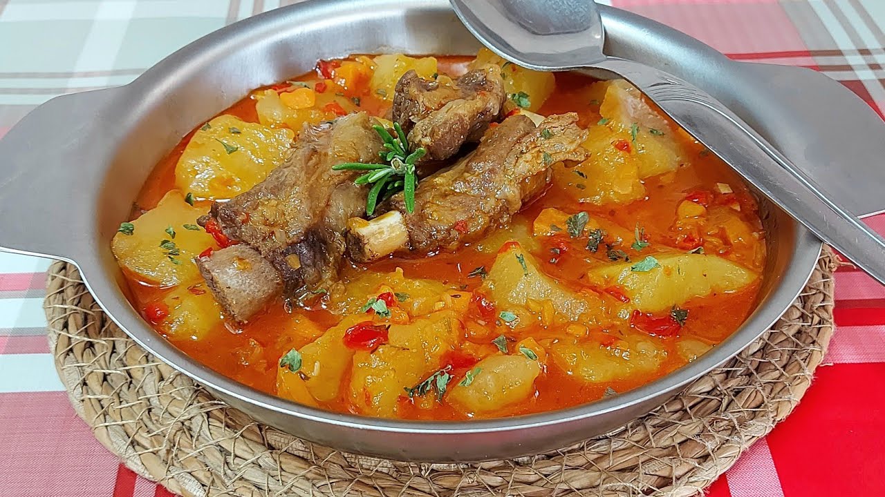 🥄🥔PATATAS CON COSTILLAS SÚPER TIERNAS👌PLATO ÚNICO// BEATRIZ COCINA