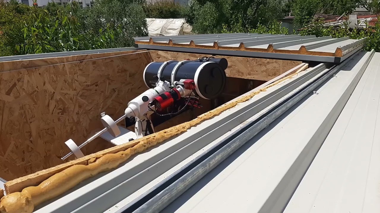Super osservatorio automatico FAI DA TE -- DIY Automatic Sunroof Observatory