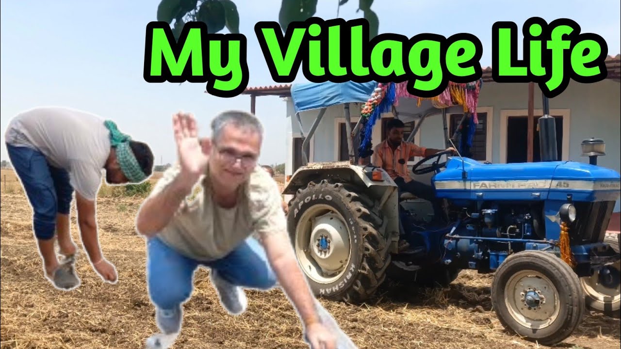 My Village Life Vlog l Bhindi or palak ki buai kardi #ismailvvlog