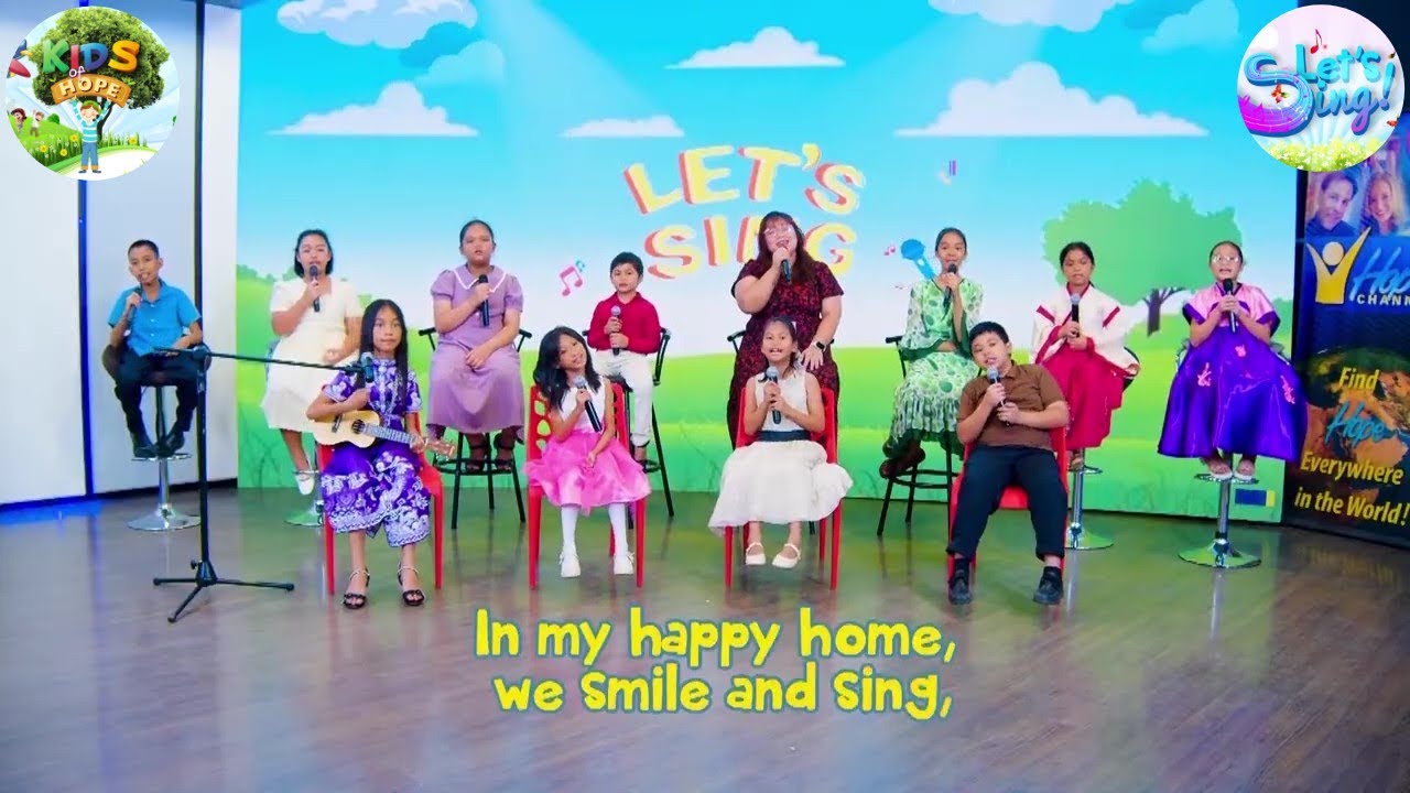 In My Happy Home, We Smile and Sing