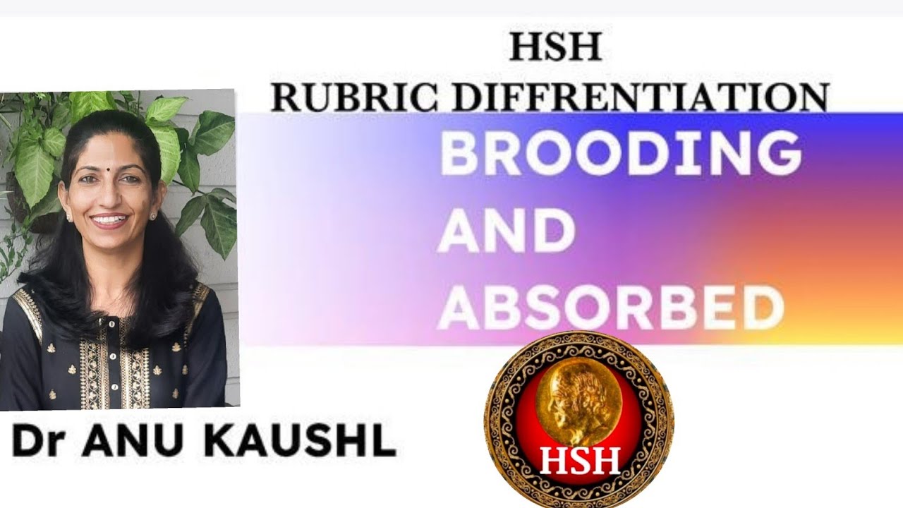 RUBRIC DIFFRENTIATION - Dr. ANU KAUSHAL @HOMEOPATHY KI PATHSHALA  @HSH - HOPE IN HOMEOPATHY