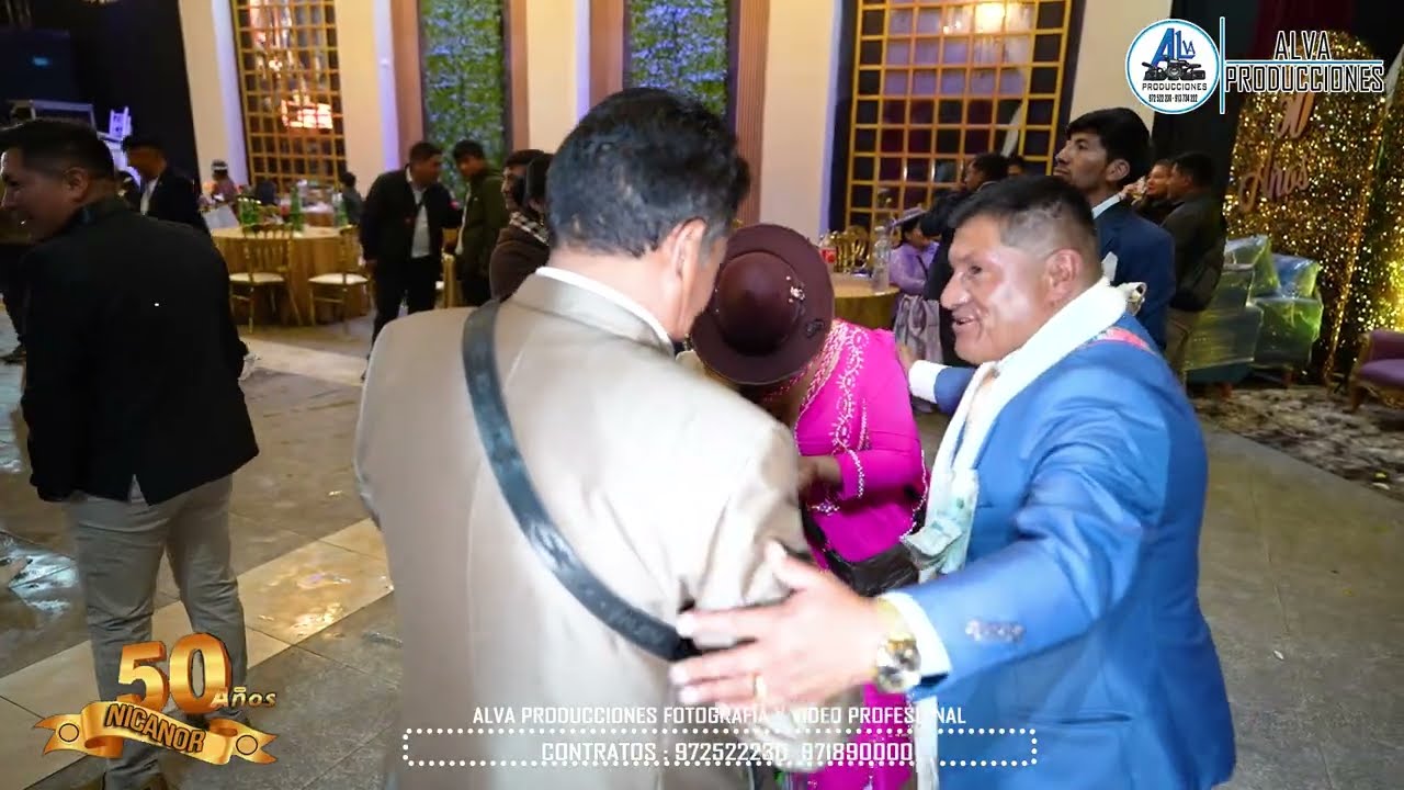 LOS 50 AÑOS DE DON   NICANOR  CON JUANCITO CCAMA JR ✅ALVA PRODUCCIONES™
