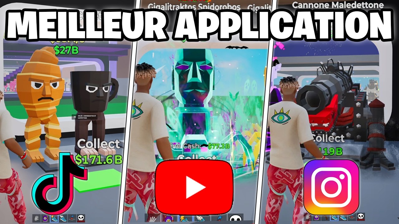 Quelle est la MEILLEURE APPLICATION de Steal the Brainrot ?