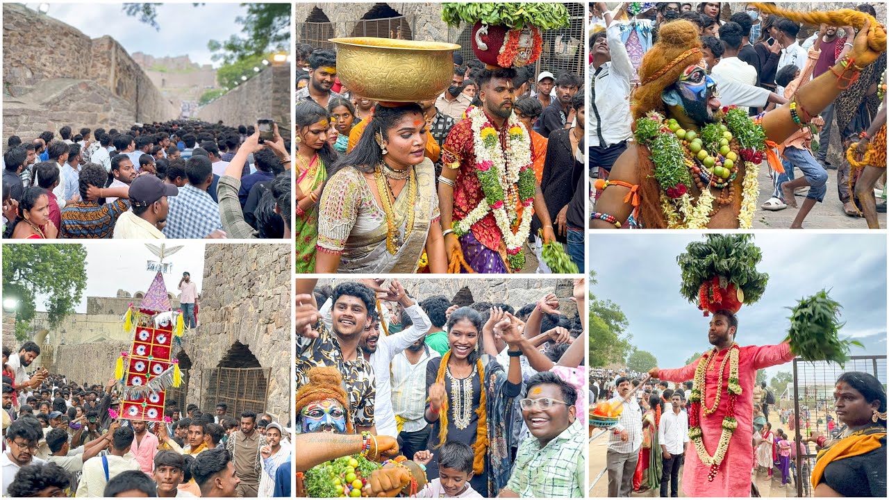 Golconda Bonalu 2025 || Telangana Bonalu Festival 2025 || Hyderabad Bonalu Jatara 2025 #golconda