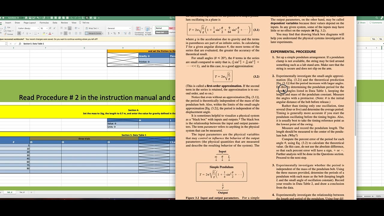 gravity lab instructions part1