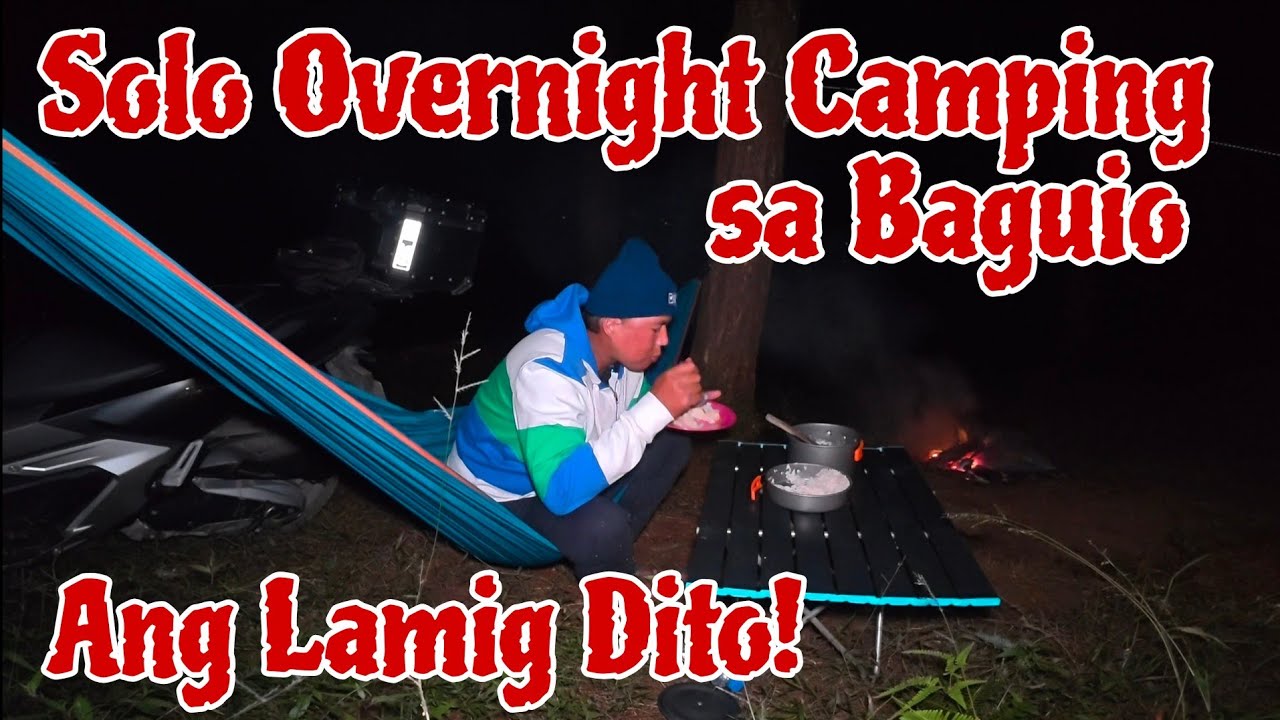 Solo Overnight Camping sa Gubat ng Baguio