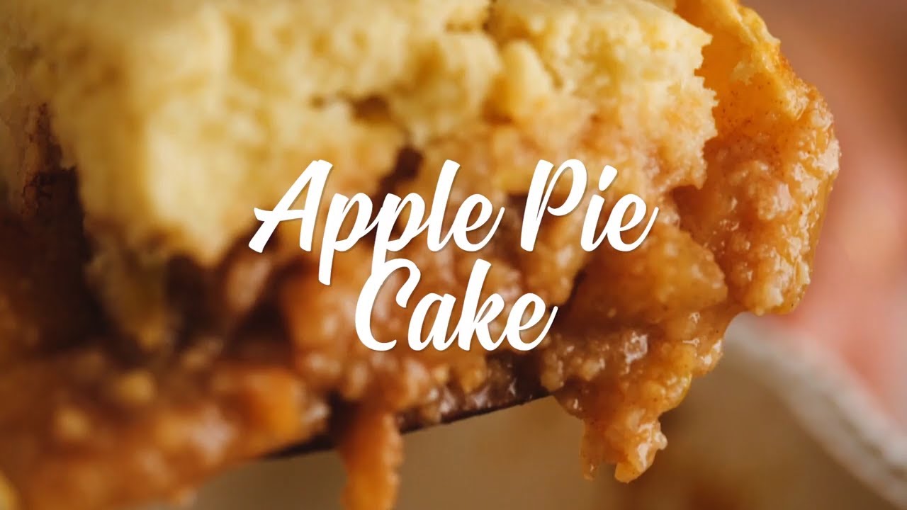 Apple Pie Cake Recipe - Is it pie? Is it cake? It's BOTH!